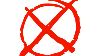 Symbolbild Wahl (Kreuz)