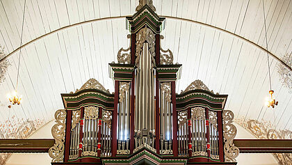 Orgel in der Lutherkirche Lägerdorf, Kirchenkreis Rantzau-Münsterdorf