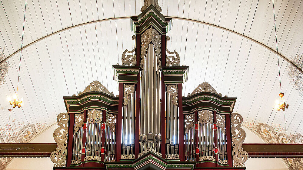Orgel in der Lutherkirche Lägerdorf, Kirchenkreis Rantzau-Münsterdorf