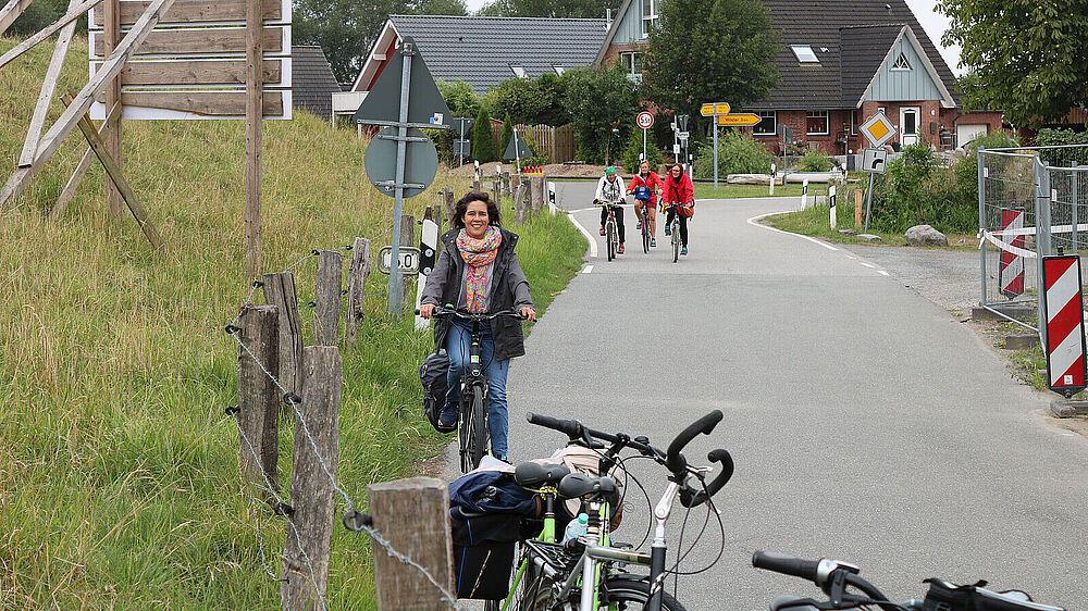 Radfahrerinnen im Kirchenkreis Rantzau-Münsterdorf