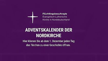 Screenshot zur Startseite des Adventskalenders