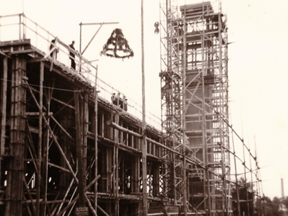 1965: Kirche im Bau 