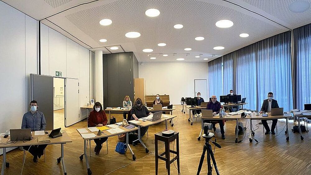 Synodenpräsidium und Verwaltung des Kirchenkreises Rantzau-Münsterdorf