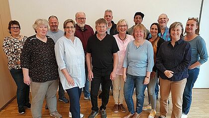 Die 13 Mitglieder der Mitarbeitervertretung im Kirchenkreis Rantzau-Münsterdorf