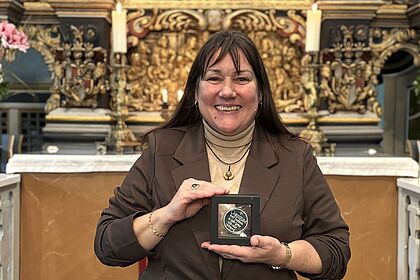 Beate Raudies in der St. Nikolai Kirche Elmshorn